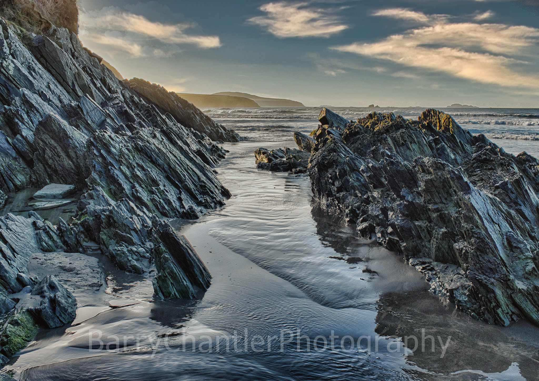 Rock on Whitesands Bay