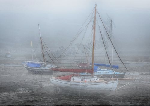 Boats in Fog, Lowertown